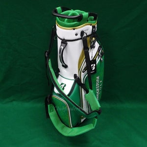 NEW Bridgestone 2025 Spring Green/White/Gold Masters Golf Stand Bag w/ Raincover