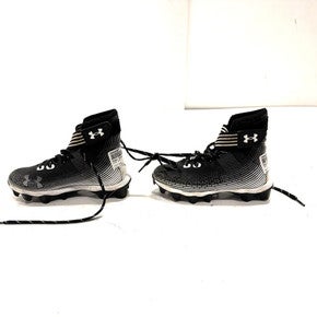 Used Under Armour Youth FB Cleats Black Youth 12.0 11860-C000293927
