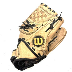 Used Wilson A1000 RH Throw Fastpitch Gloves Brown 12 1/2" 11860-C000293900
