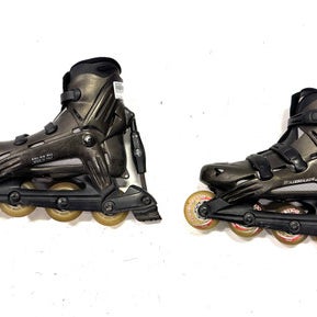 Used Rollerblade TRIFORCE Senior Rec Fitness Skates Grey Senior 9.5 11860-S000293948