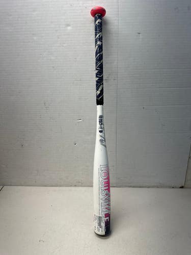 Used Louisville Slugger FPPRD13-22 BB/SB Fastpitch Bat White And Neon Pink 28" 11835-S000195537