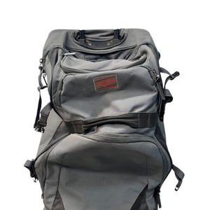 Used Rawlings WHEELED CATCHER BAG BB/SB Player Wheeled Bag Grey 11835-S000196315