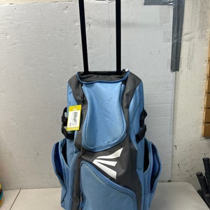 Used Easton BAG ON WHEELS BB/SB Player Wheeled Bag Carolina Blue 11835-S000196339