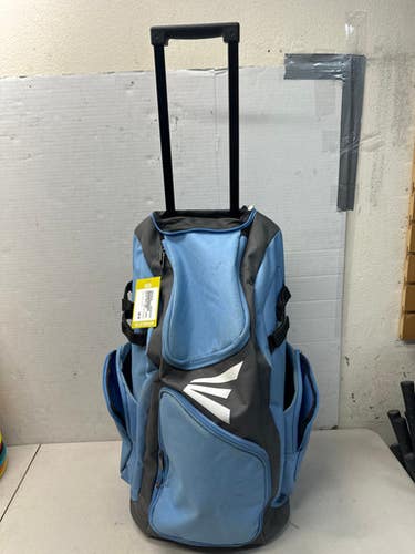 Used Easton BAG ON WHEELS BB/SB Player Wheeled Bag Carolina Blue 11835-S000196339
