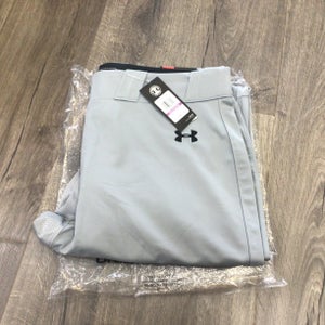 Under Armour Men’s Gray Relaxed Fit Baseball Pants Size 2XL(New)
