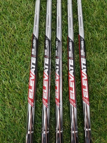 TRUE TEMPER ELEVATE 95 VSS 5 PIECE IRON SHAFT SET REGULAR 93G .355" GOOD