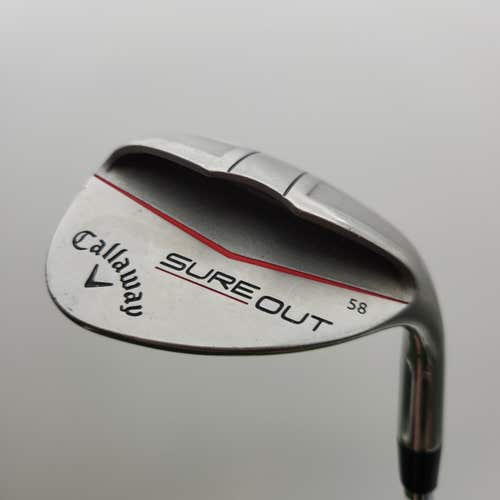 2017 CALLAWAY SURE OUT LOB WEDGE WEDGE 58* WEDGEFLEX FST KBS 90 34.75" GOOD