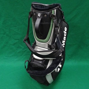 TaylorMade 2025 Qi35 Tour Black/Silver Golf Stand Bag w/ Raincover