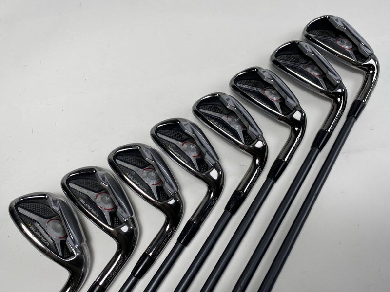 TaylorMade Burner 2009 Iron Set 4-PW+SW Accra 80i 80g Stiff RH +.5''