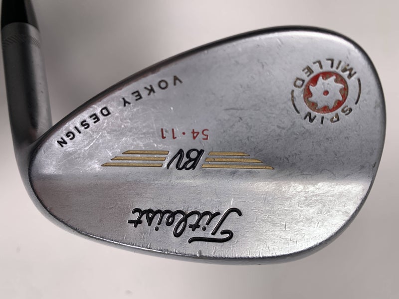 Titleist Vokey Spin Milled Chrome 2009 Wedge 54* 11 Bounce Wedge Steel Mens RH