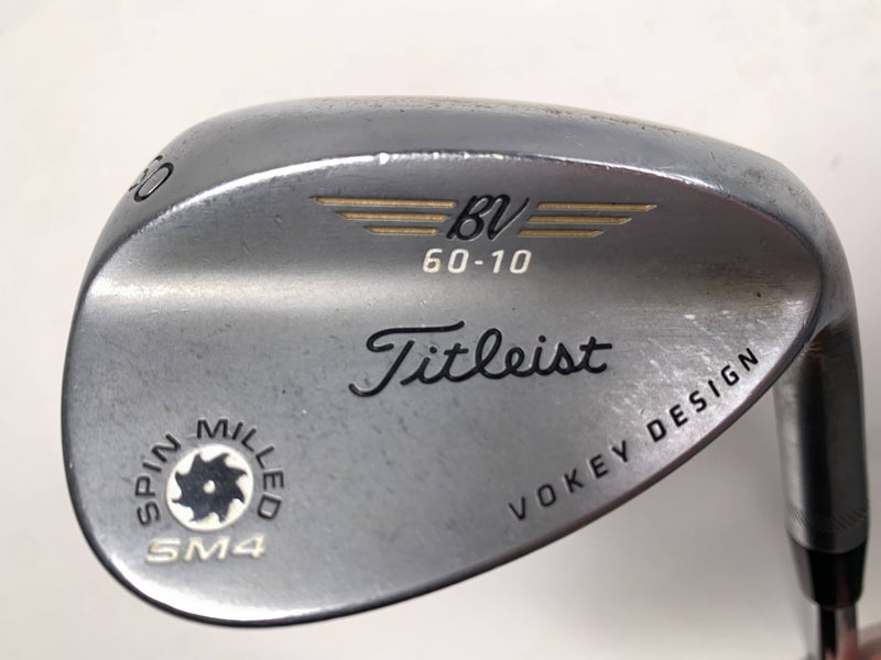 Titleist Vokey Spin Milled SM4 Chrome Lob Wedge LW 60* 10 Bounce Wedge RH
