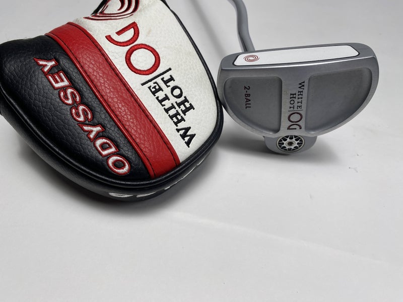 Odyssey White Hot OG 2-Ball Putter 34" SuperStroke Claw 2.0 Mens LH HC