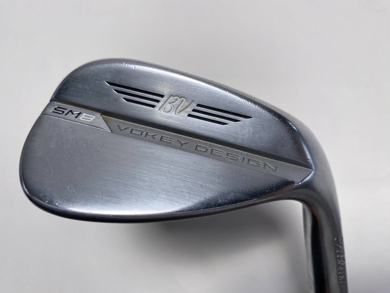 Titleist Vokey SM8 Brushed Steel Sand Wedge SW 56* 14 F-Grind Wedge Mens RH