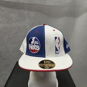 NWS New Jersey Nets Double Whammy New Era 59fifty 7 3/4 NBA