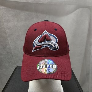 NWT Colorado Avalanche Zephyr Fitted Hat 6 3/4 NHL