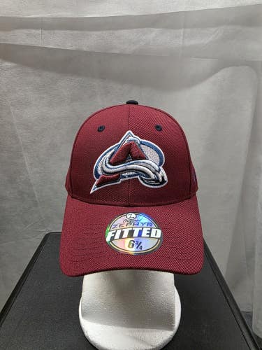 NWT Colorado Avalanche Zephyr Fitted Hat 6 3/4 NHL