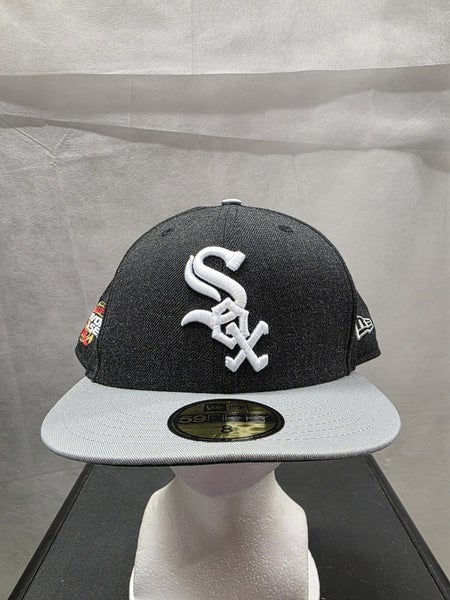 NWS Chicago White Sox New Era 59fifty Heather Gray 2005 WS Side Patch 8 MLB