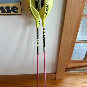 46in (115cm) Leki WORLDCUP SL TBS Ski Poles (Used)