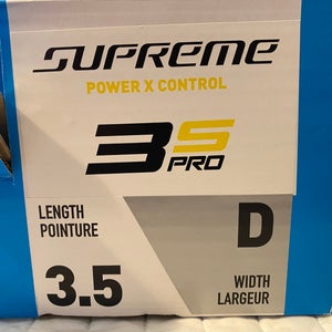 Bauer Supreme 3S Pro Hockey Skates Regular Width Size 3.5 (Includes Skateguards!)