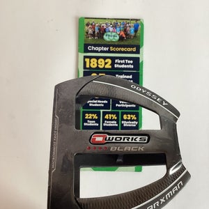 Odyssey O-Works Black  Marxman Lefthanded LH Putter 35 Inches