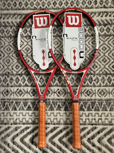 MATCHED PAIR: NEW 2025 Wilson nCode Six.One Tour 90 - 4 3/8 - Federer
