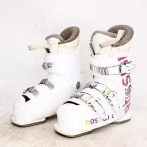 Rossignol Fun Girl Kids Ski Boots - Size 1.5 / Mondo 19.5 Used