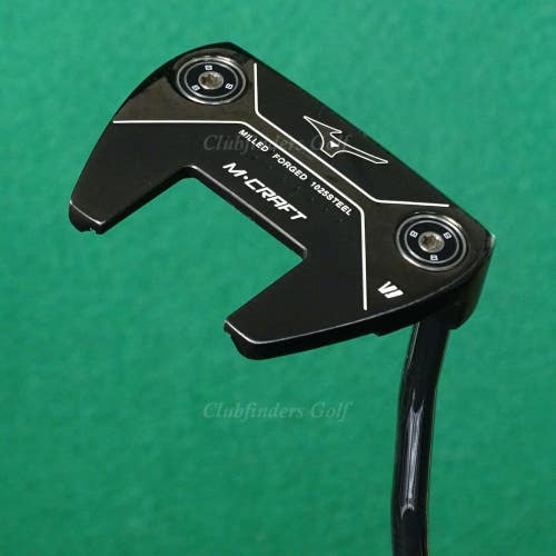 Mizuno M-Craft Type VI Black Ion Double-Bend 36" Putter Golf Club w/ Headcover