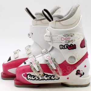 Rossignol Fun Girl Kids Ski Boots - Size 4.5 / Mondo 22.5 Used