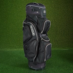 OGIO CART BAG 14 WAY DIVIDERS GOLF BAG, BLACK / GRAY ~ LOOK!!
