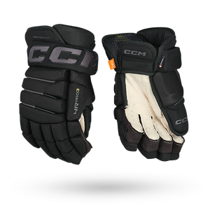 New CCM Tacks 4R Roll Pro 3 Senior Black Gloves 14"
