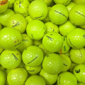 15 Premium AAA Yellow Titleist Pro V1/ PV1x Used Golf Balls
