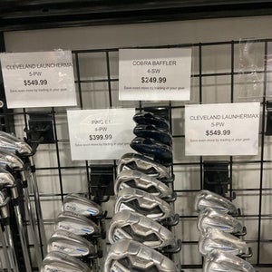 Used Cobra BAFFLER Mens Iron Set RH 4I-SW 11834-S000036919