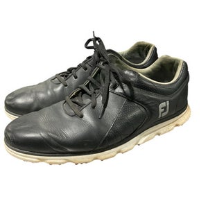 Used Foot Joy Mens Golf Shoes Black Senior 10.5 11834-S000037010