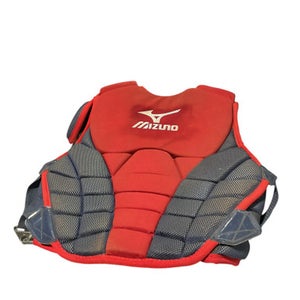 Used Mizuno MIZUNO CATCHER CHEST PROTECTOR Catchers Chest Protector Red Youth 11834-S000037060