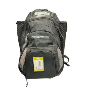 Used Demarini BLACK AND GRAY BACKPACK BB/SB Player Backpack Black 11834-S000037123
