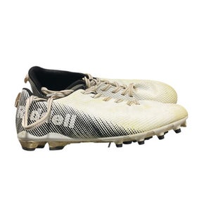 Used Riddell Adult FB Cleats White Senior 8 11834-S000037137