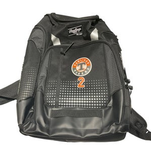 Used Rawlings LEGION BB/SB Player Backpack Black 11834-S000037148