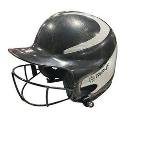 Used Ringor SB HELMET Batting Helmet w/Mask Black MD 11834-S000037163