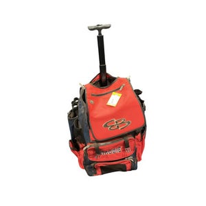 Used BoomBah RED/BLUE ROLLER BAG BB/SB Player Wheeled Bag Red 11834-S000037223