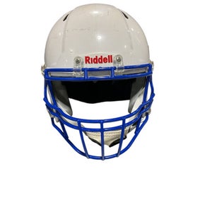 Used Riddell VICTOR YOUTH FB Helmet White LG 11834-S000037329