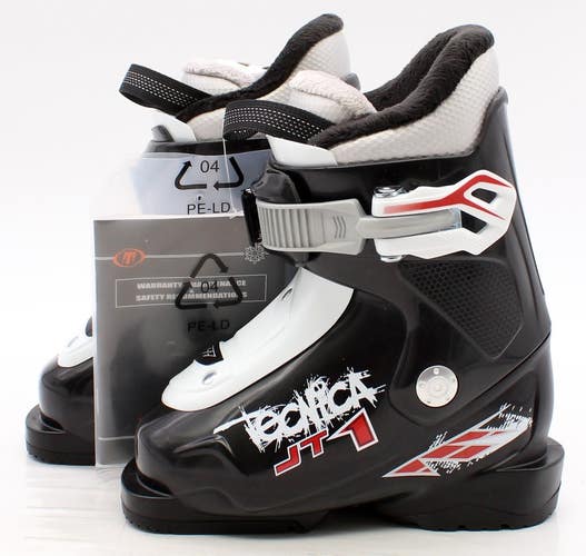 Tecnica JT 1 Kids Ski Boots - Size 9.5 / Mondo 15.5 New
