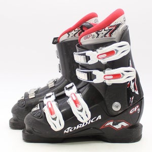 Nordica GP TJ Kids Ski Boots - Size 1.5 / Mondo 19.5 Used