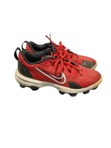 Used Nike RED TROUT CLEATS BB/SB Cleats Red Junior 03 11834-S000035466