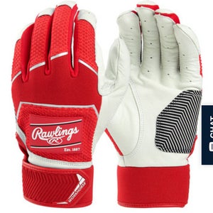 New WORKHORSE YL RED BATTING GLOVES 11834-RAWWH22BY-S-90