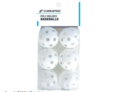New POLY BASEBALLS - 12 PACK 11834-CHPCBB-51D