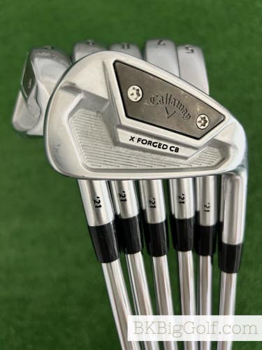 Callaway X Forged CB 21 Iron Set 5-P / Dynamic Gold 120 Stiff