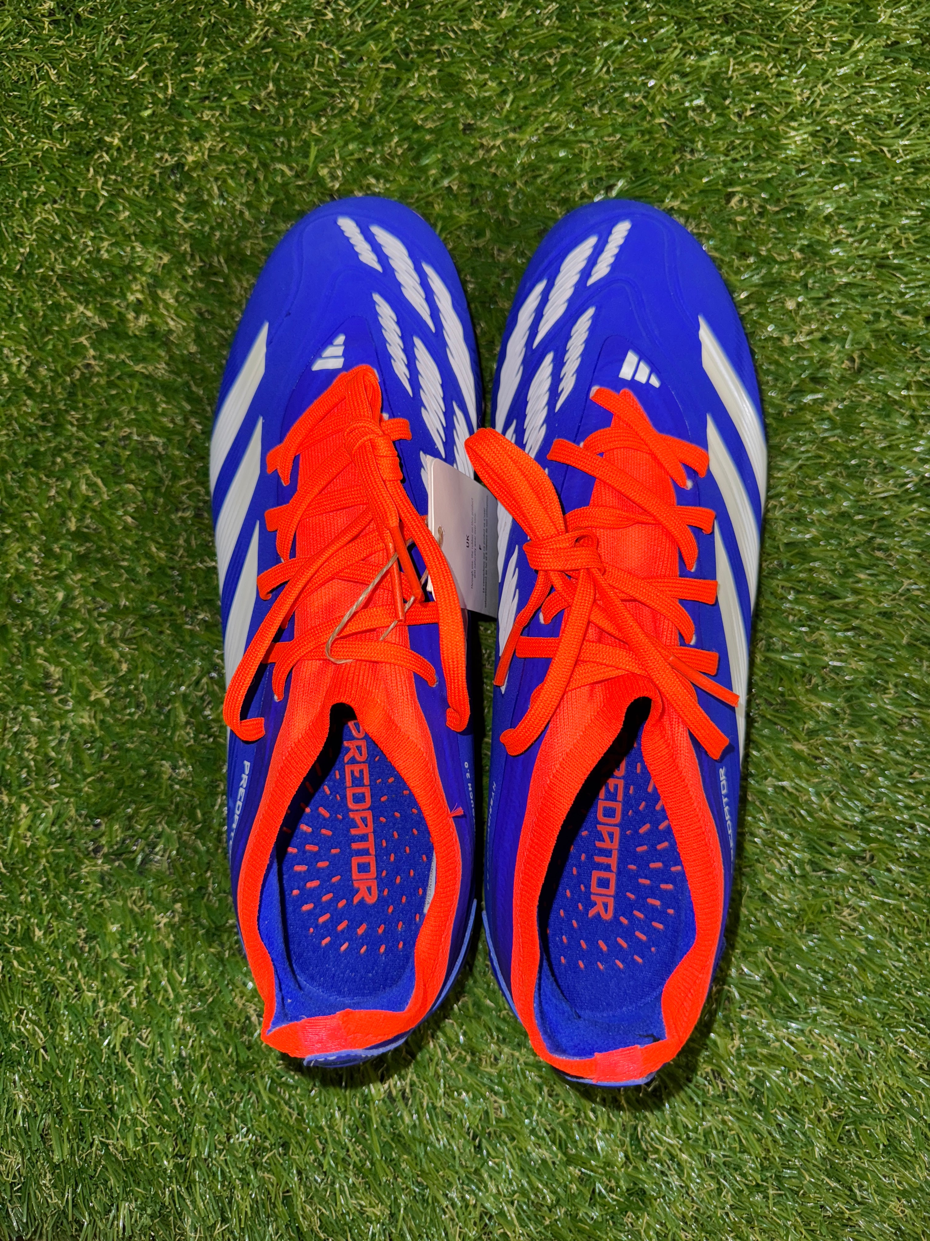 Adidas Predator Pro FG Firm Ground Soccer Cleats Blue Red  display picture 1