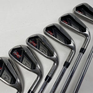 Callaway Razr X Iron Set 4-9 Uniflex Steel Mens RH