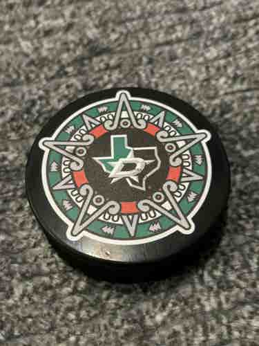Dallas Stars NHL Hispanic Heritage Night Hockey Puck