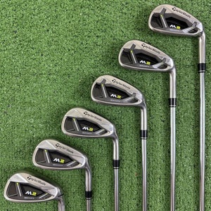 Taylormade M2 2017 Iron Set 6-PW AW Regular Flex Reax High 88 Right Handed